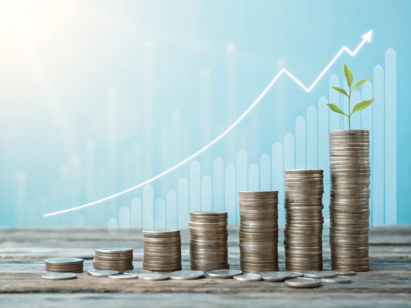 An image of a graph showing tax savings over time, illustrating the benefits of tax optimization.